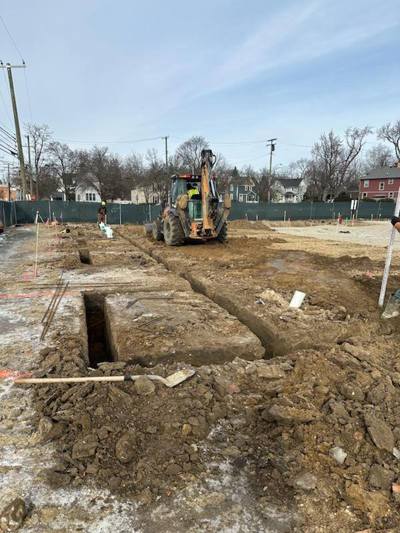 Hillside Townes begins foundation on first building