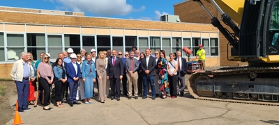 Press conference held for demolition of former Maxfield Training Center