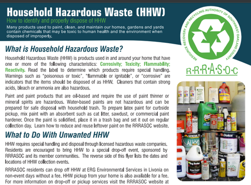 Household Hazardous Waste Collection 10/5