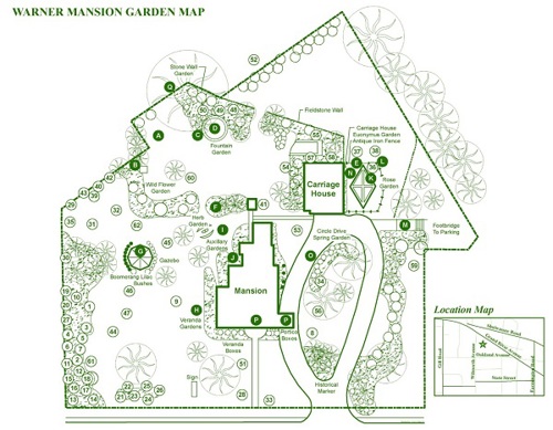 Warner Garden Map