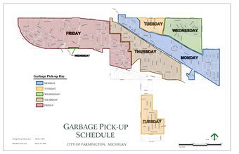 Garbage Pick Up Map