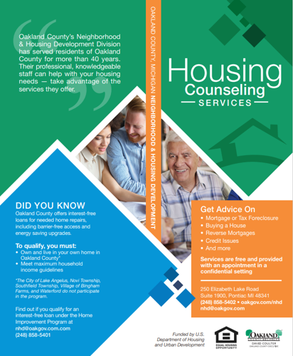 Housing Counseling Services Brochure Cover